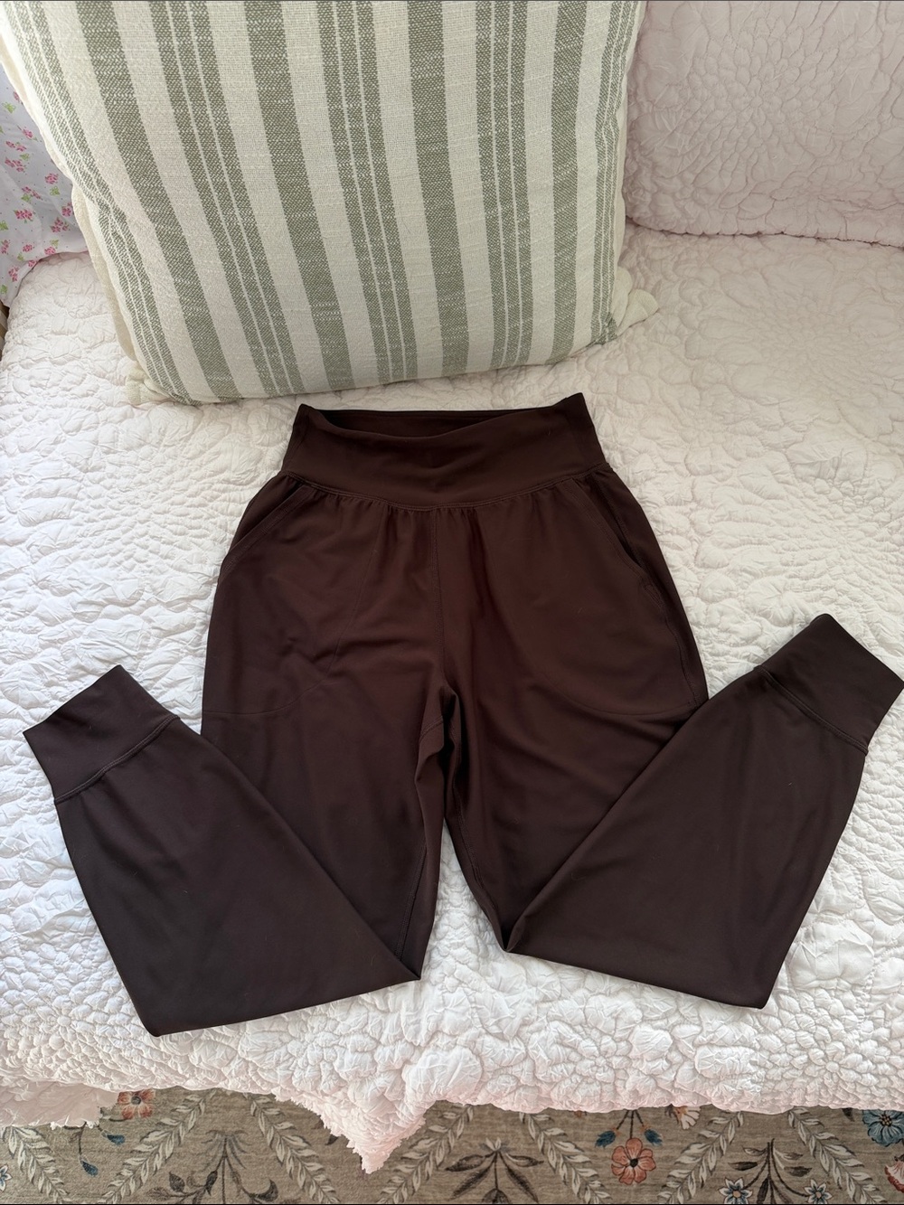 Old Navy Dark Brown High-Rise Jogger Pants